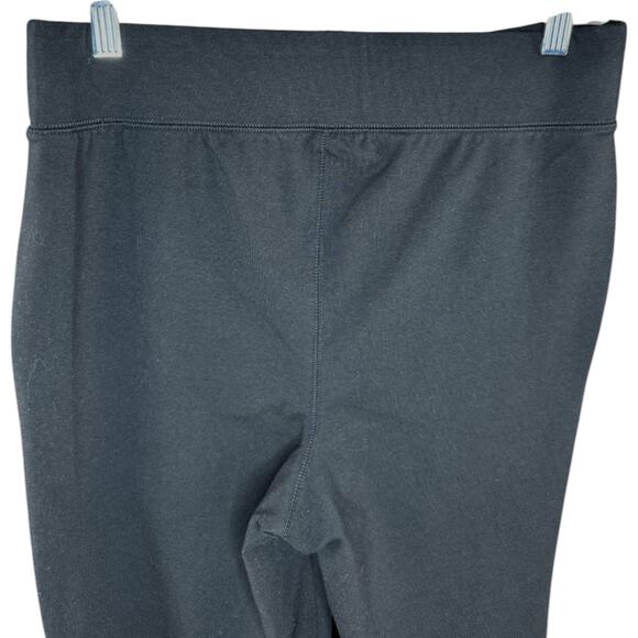 Denim & Co Active Duo Stretch Slim Leg Pants Black Medium Petite PullOn Casual - Picture 2 of 9